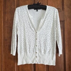 WHITE HOUSE BLACK MARKET CARDIGAN SIZE LARGE